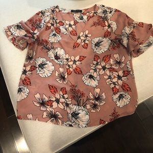 Ivanka Trump Floral Print Blouse